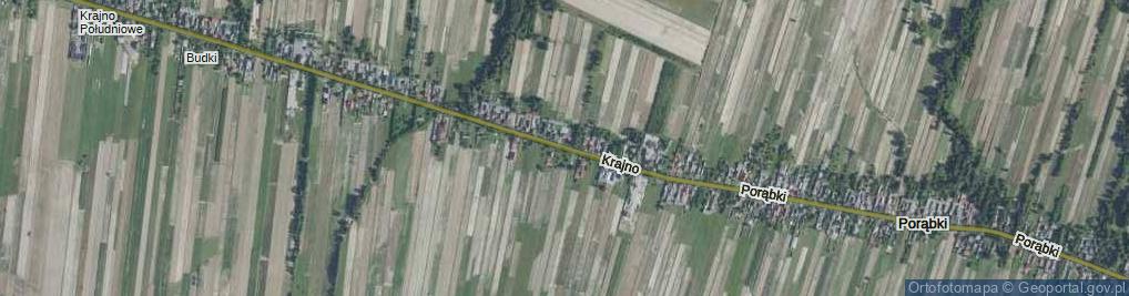Zdjęcie satelitarne Krajno Drugie ul.